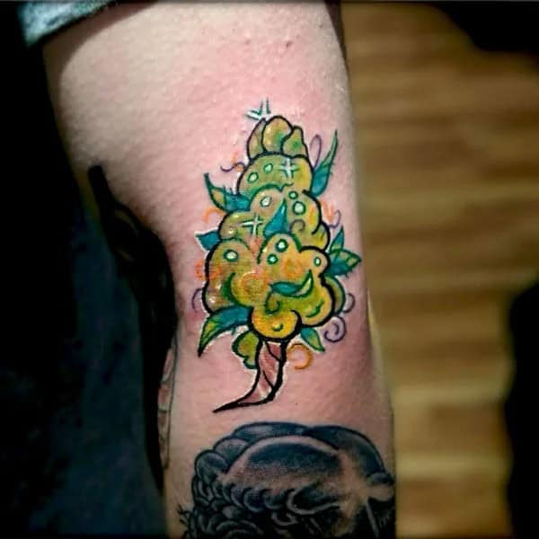 Weed Bud Tattoo