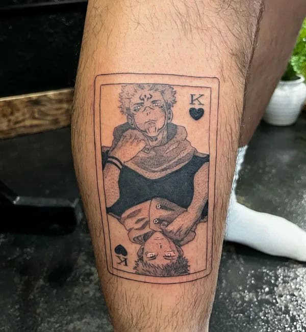 Anime Foot Tattoo