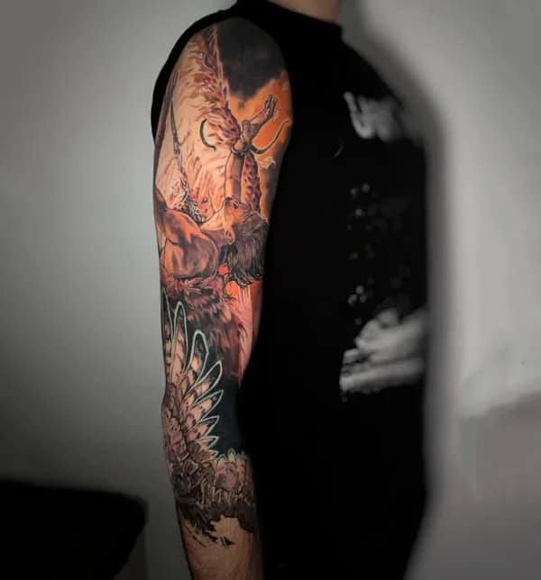 Icarus Sleeve Tattoo