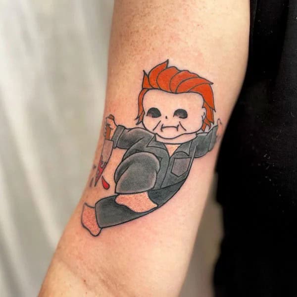 Michael Myers House Tattoo