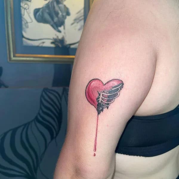 More Broken Heart Tattoos To Wear This Year