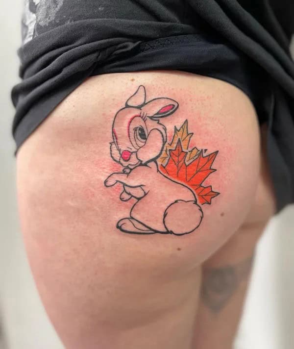 Bunny Butt Tattoo