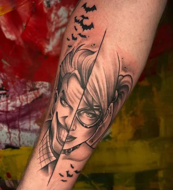 Joker and Harley Quinn Tattoo