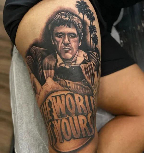 Al Pacino Scarface Tattoo