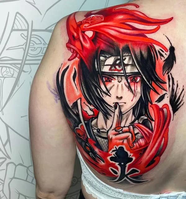 Itachi Hand Tattoo