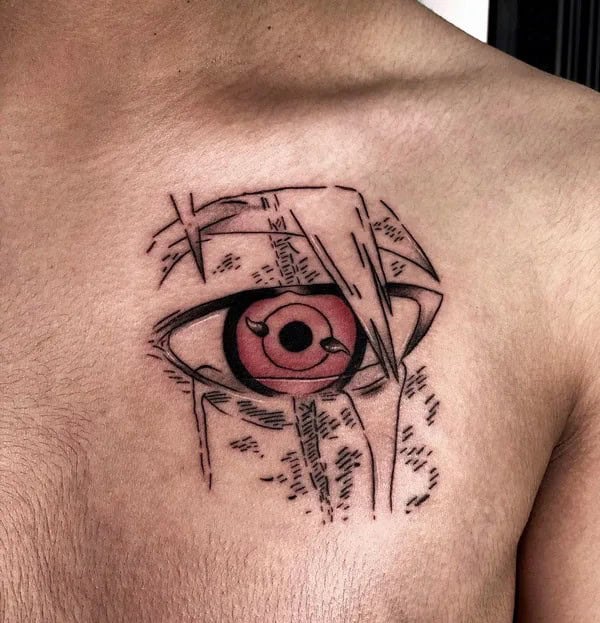 Madara Sharingan Tattoo