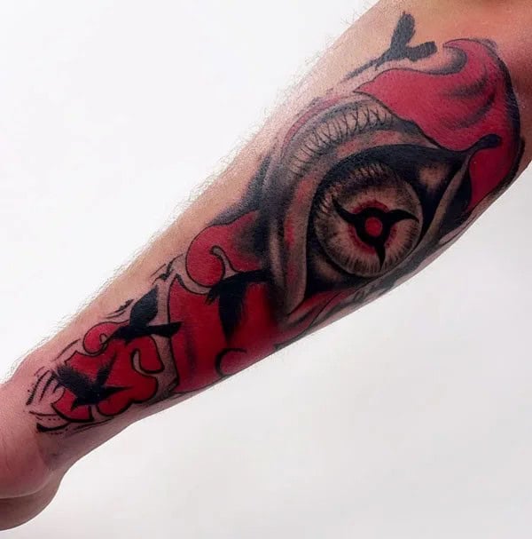 Madara Sharingan Tattoo