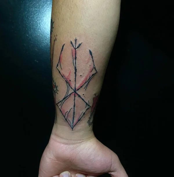 Berserk Tattoo on Wrist