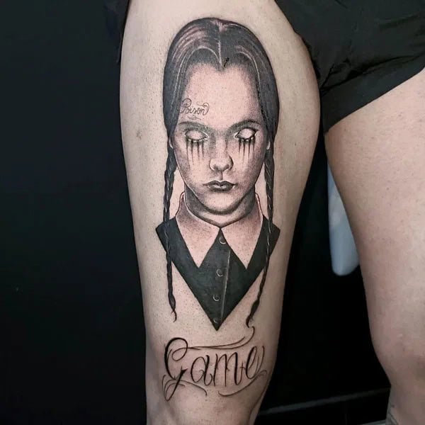 Old School Horror Tattoo