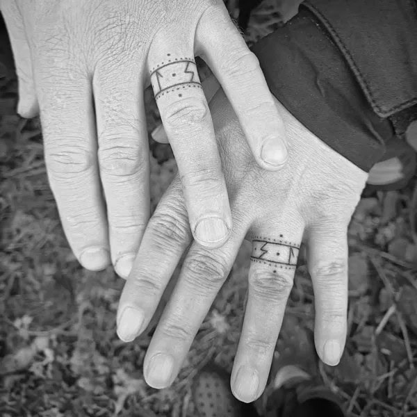 Viking Wedding Ring Tattoo