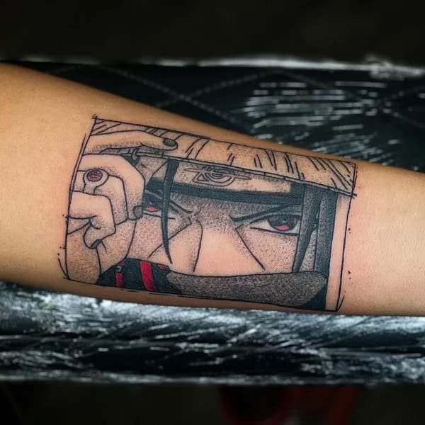 Itachi Hand Tattoo