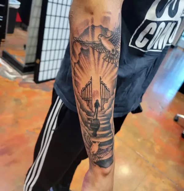 More Unique Stairway To Heaven Tattoo Ideas To Wear in 2024