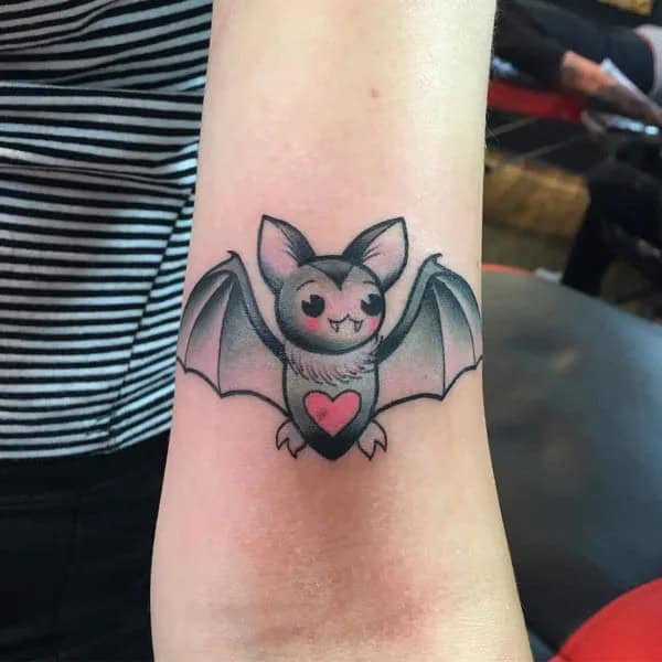 Bat Tattoo On Hand