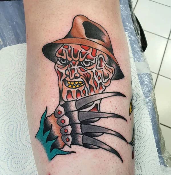 Old School Horror Tattoo