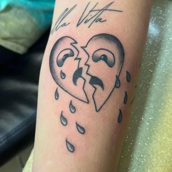 More Broken Heart Tattoos To Wear This Year