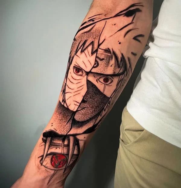 Madara Sharingan Tattoo