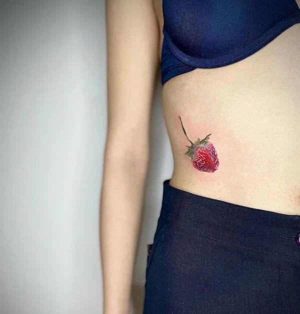 More Designs of Strawberry Tattoos To Check Out This Instant