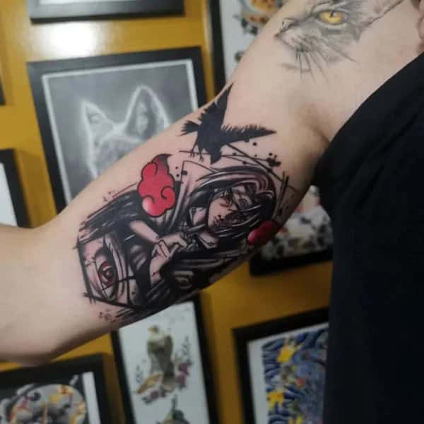 Itachi Hand Tattoo