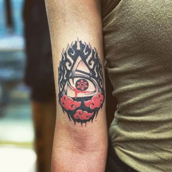 Madara Sharingan Tattoo