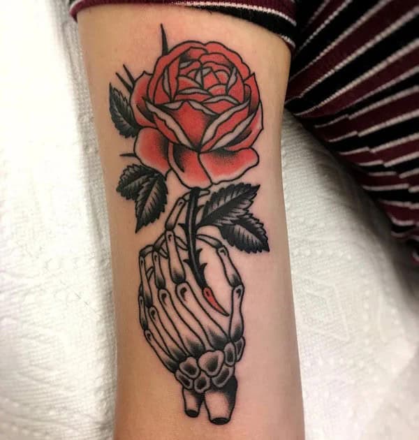 More Skeleton Hand Tattoos To Recreate At This Instant!