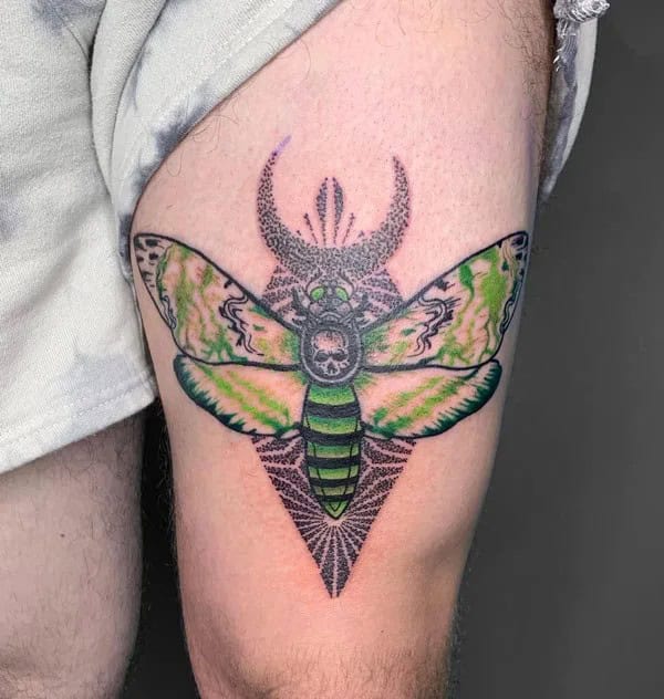 More Death Moth Tattoos That Can’t Be Ignored!