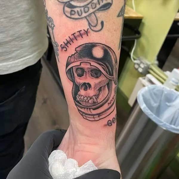 Gorilla Skull Tattoo