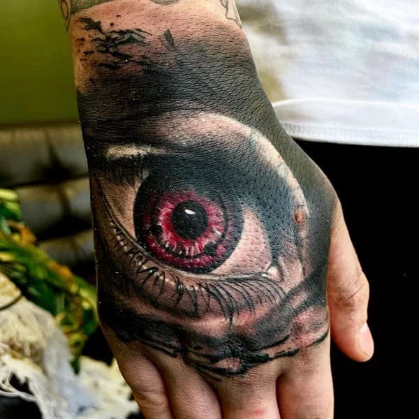 Madara Sharingan Tattoo