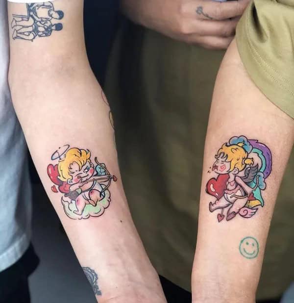 Anime Cupid Tattoo