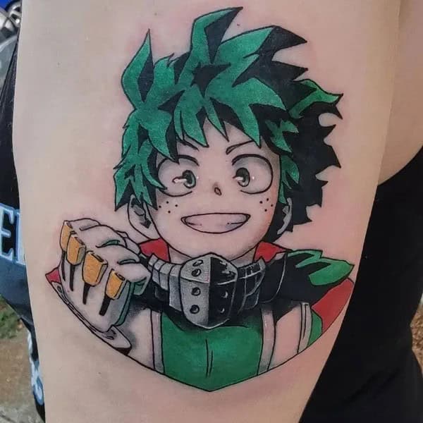 Anime Foot Tattoo