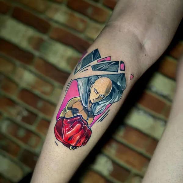 Anime Foot Tattoo