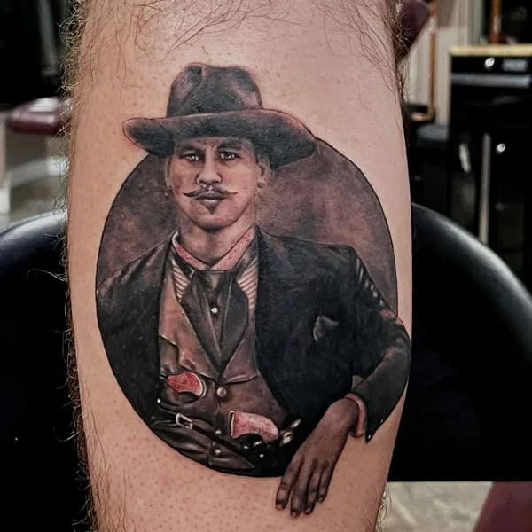 Doc Holliday Chest Tattoo