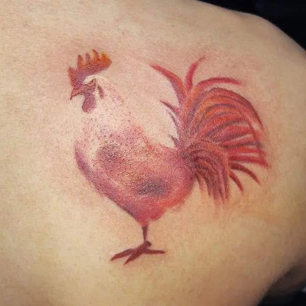 Red Rooster Tattoo