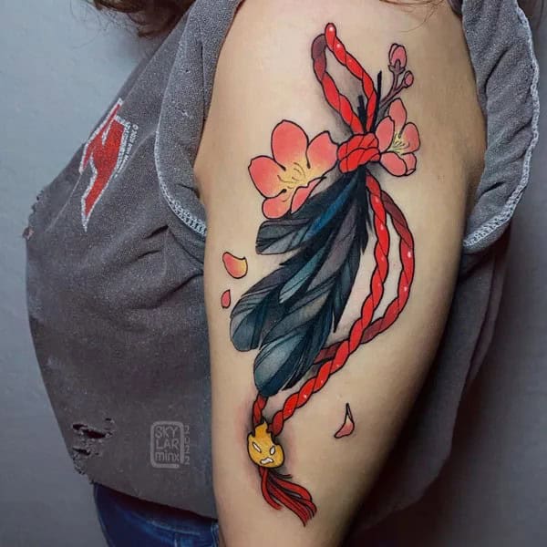 Sleeve Howl’s Moving Castle Tattoo