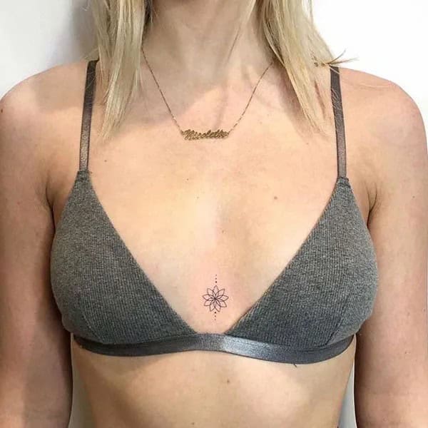 Small Sternum Tattoo