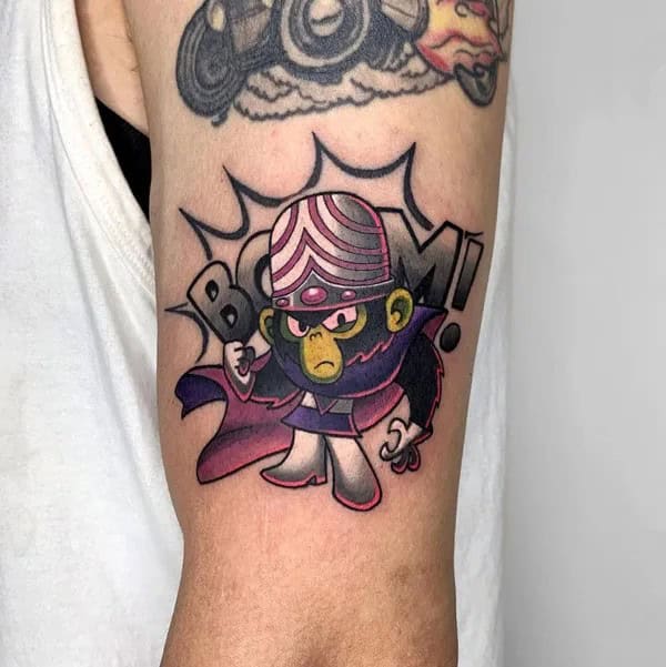 Anime Foot Tattoo