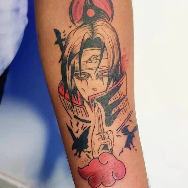 Itachi Hand Tattoo