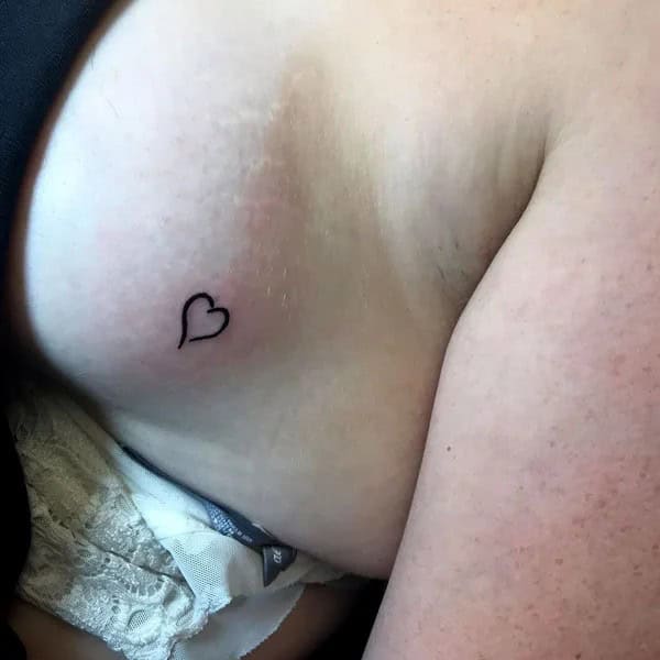 Small Side Boob Tattoo