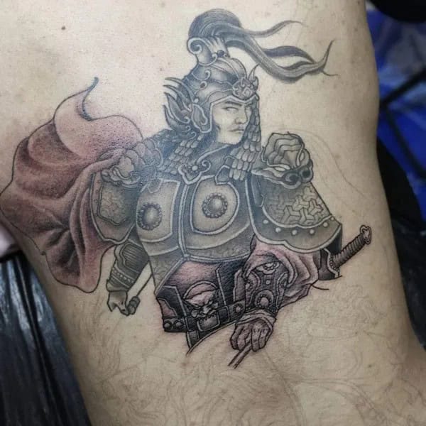 Chinese Warrior Tattoo