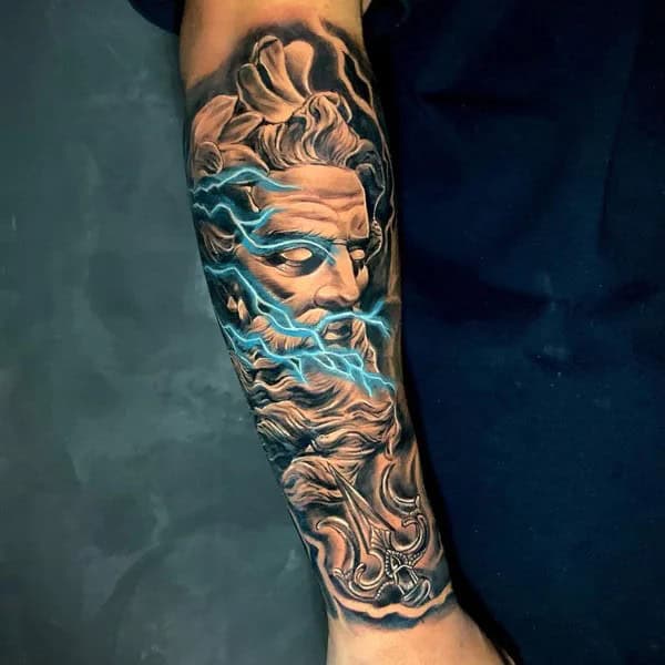 Poseidon Greek God Tattoo