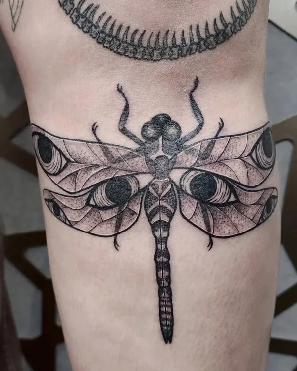 More Sublime Entries Of Dragonfly Tattoos