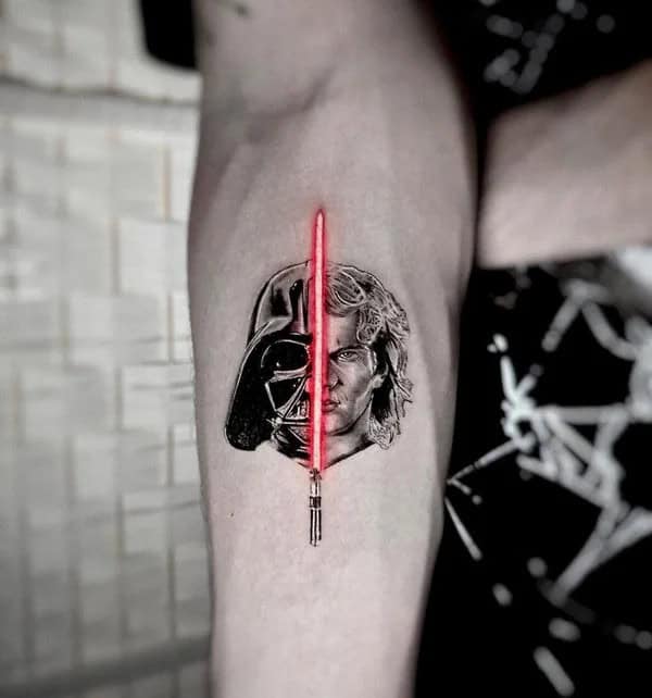 Small Star Wars Tattoo