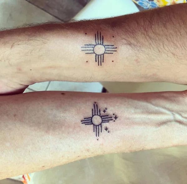 Mother Son Matching Tattoo