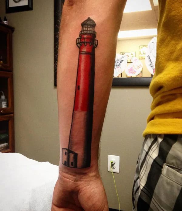 Barnegat Lighthouse Tattoo