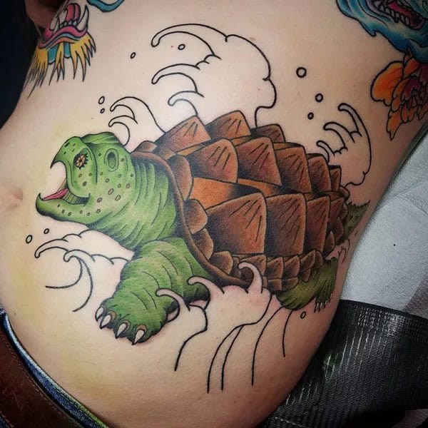 Snapping Turtle Tattoo