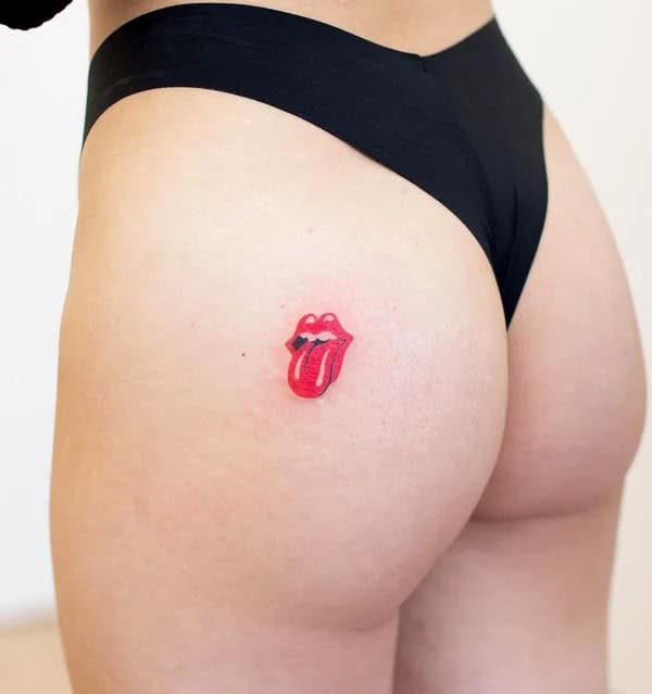 Bite Me Butt Tattoo