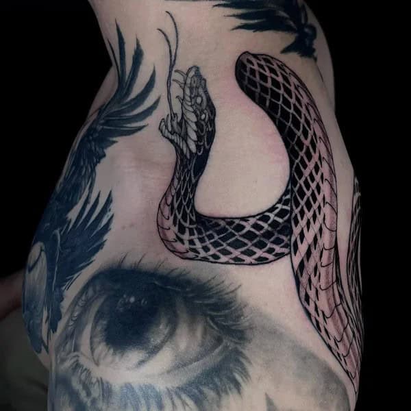 Snake Shoulder Tattoo