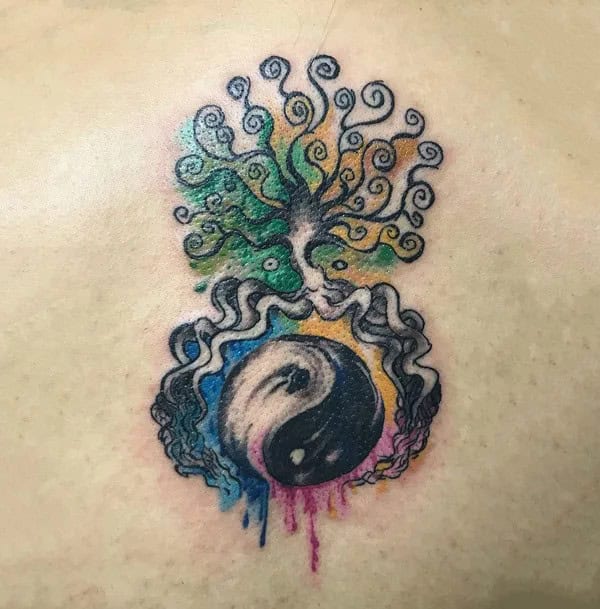 Tree Of Life Yin Yang Tattoo