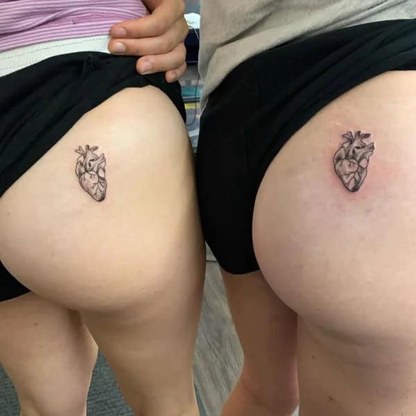 Bite Me Butt Tattoo