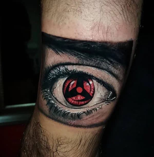 Madara Sharingan Tattoo