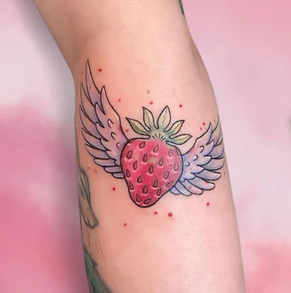 More Designs of Strawberry Tattoos To Check Out This Instant